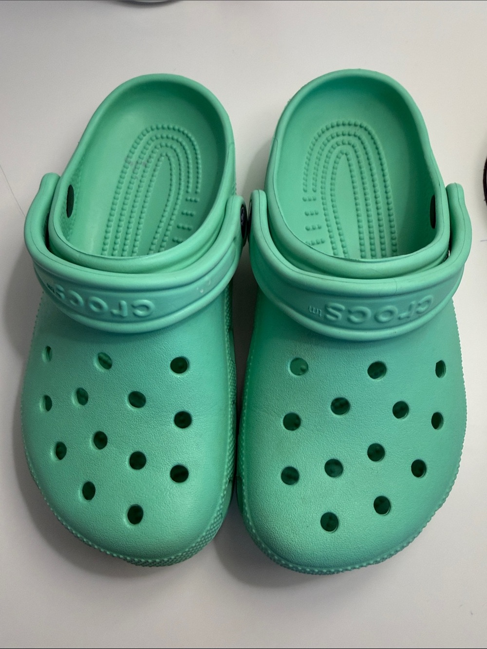 CROCS Kids Classic Clog in Mint Teal